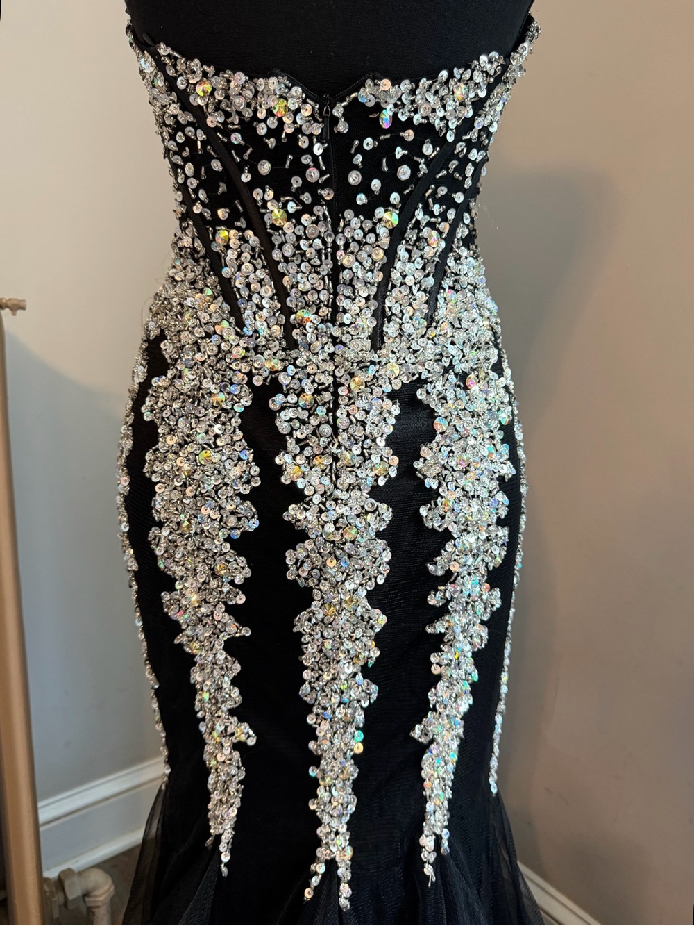 Jovani 5908 Embellished Strapless Dress - Picture 6 of 8